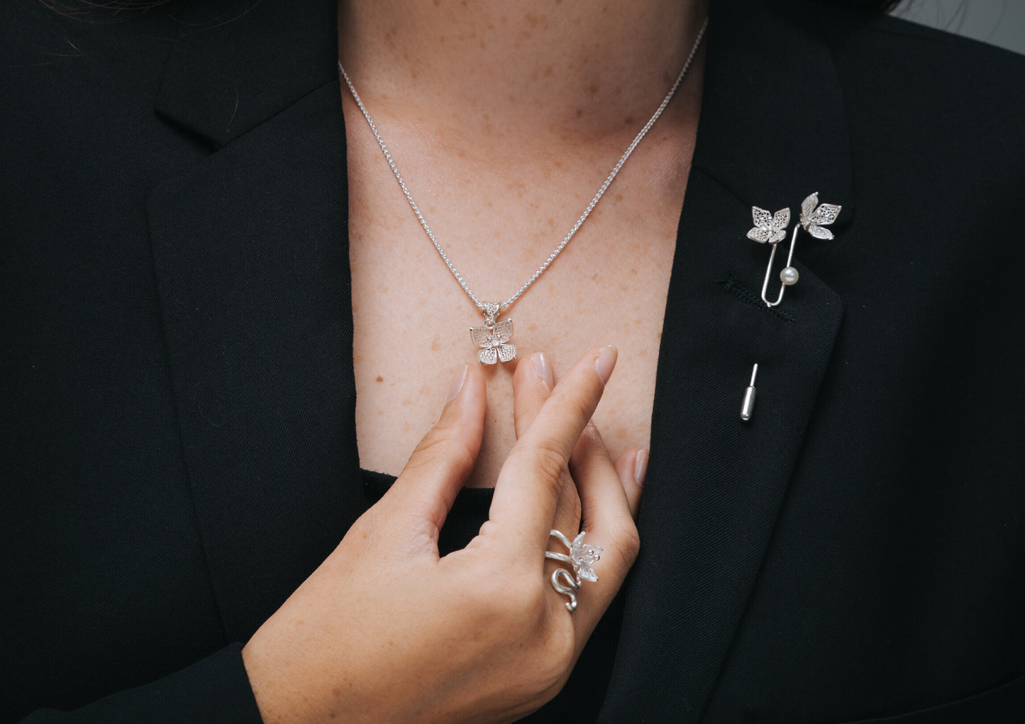 Ixora Necklace Charm