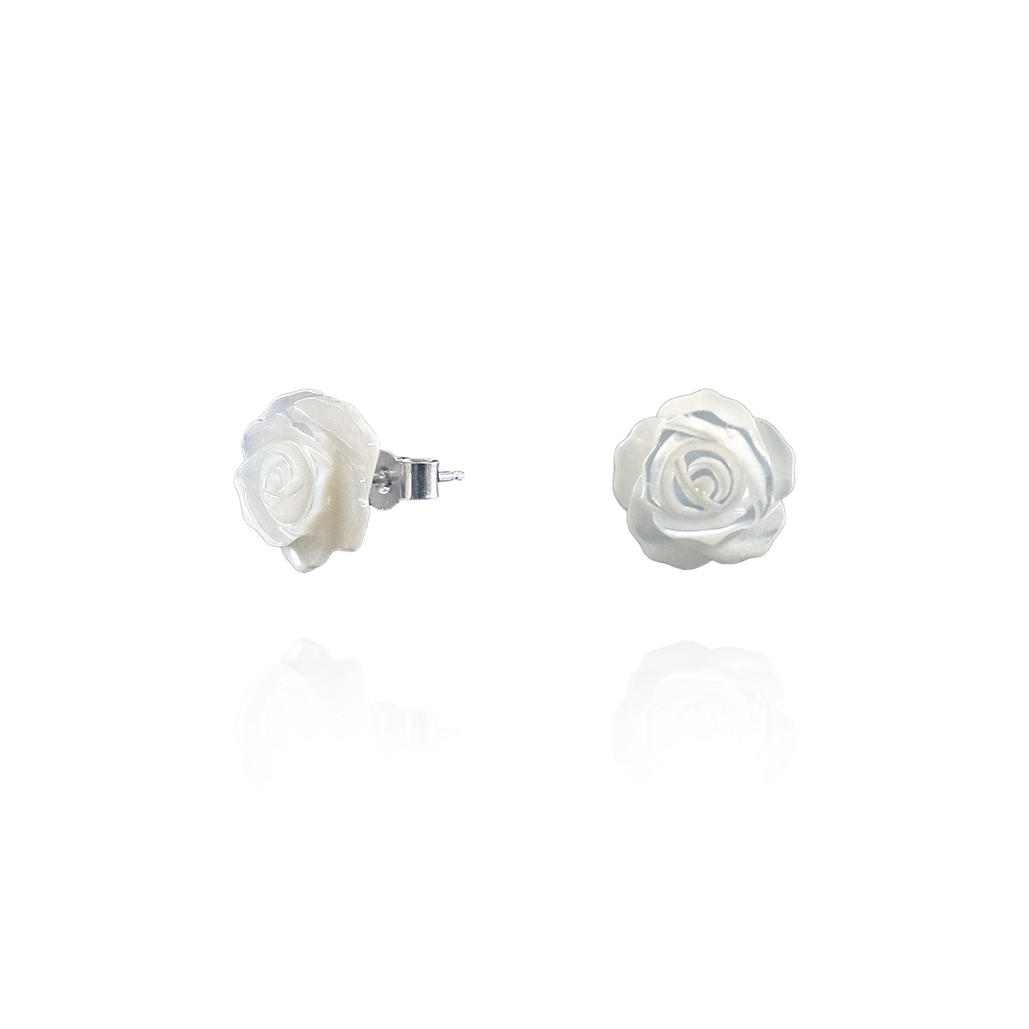 Mawar Mother of Pearl Studs Earrings