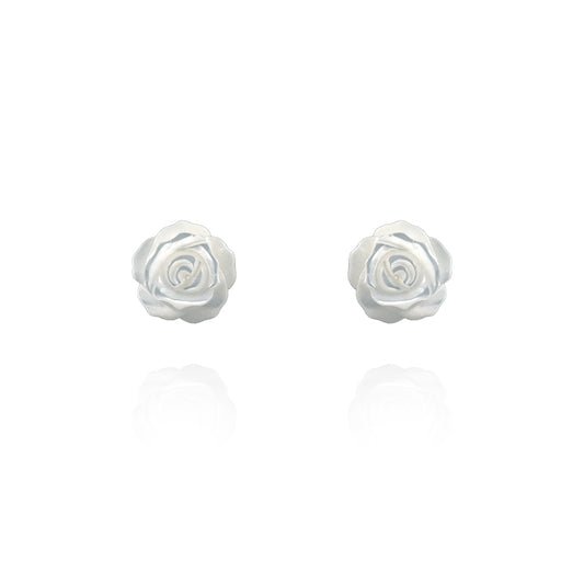 Mawar Mother of Pearl Stud Earrings