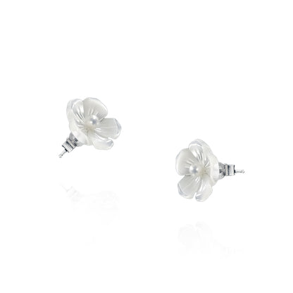 Kamboja Mother of Pearl Studs Earrings