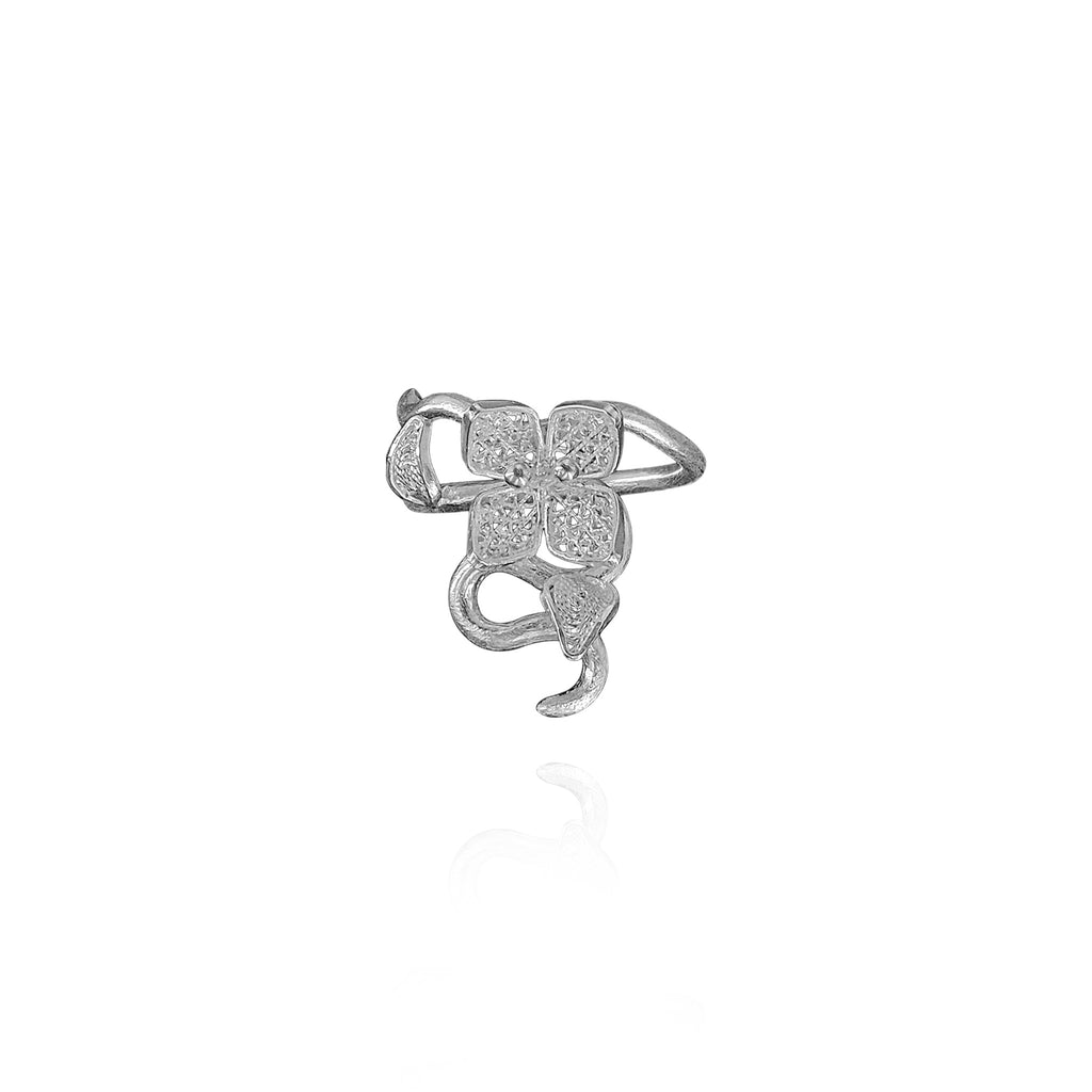 Ixora Filigree Branch Ring in Sterling Silver