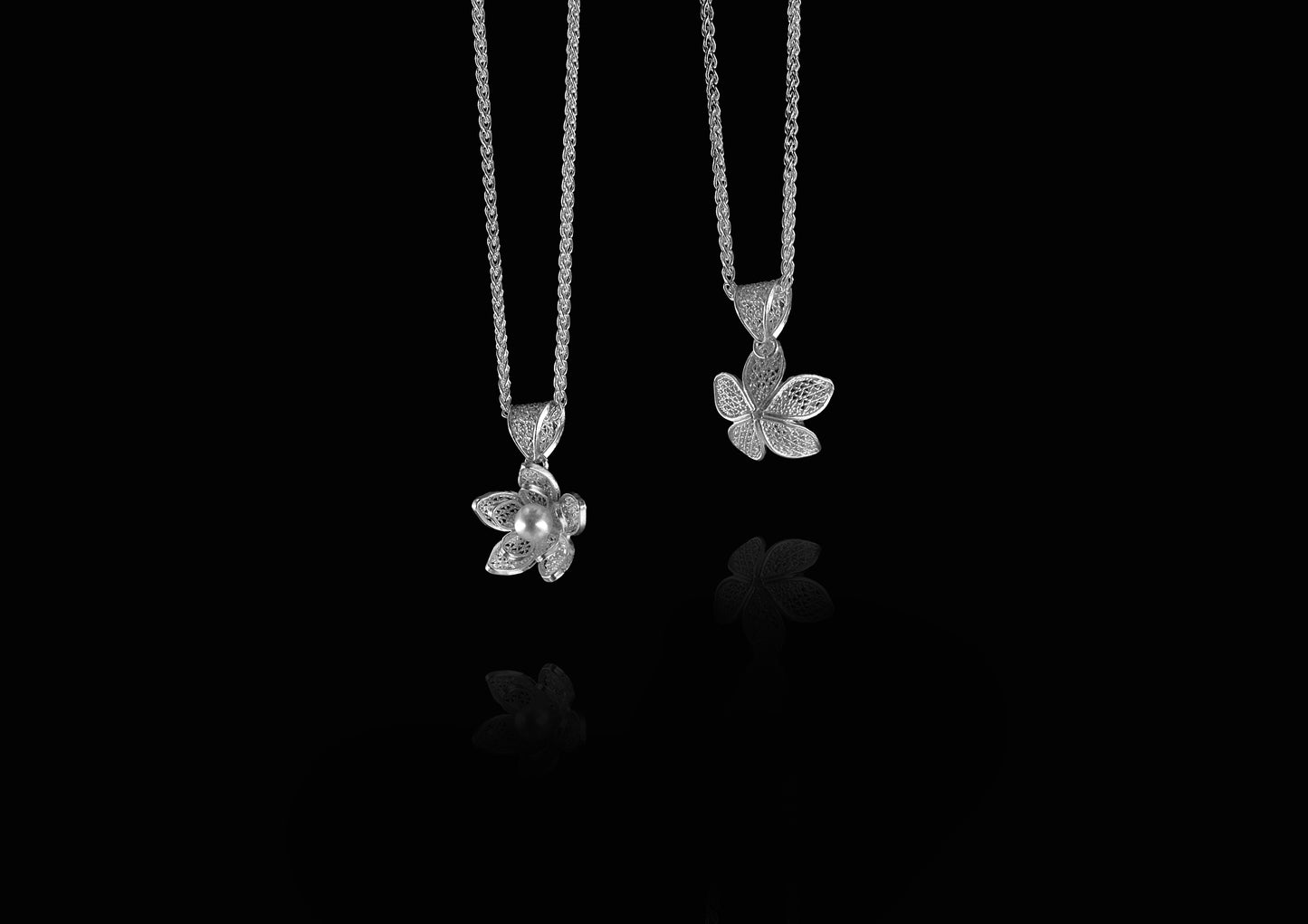 Jasminum Necklace Charm