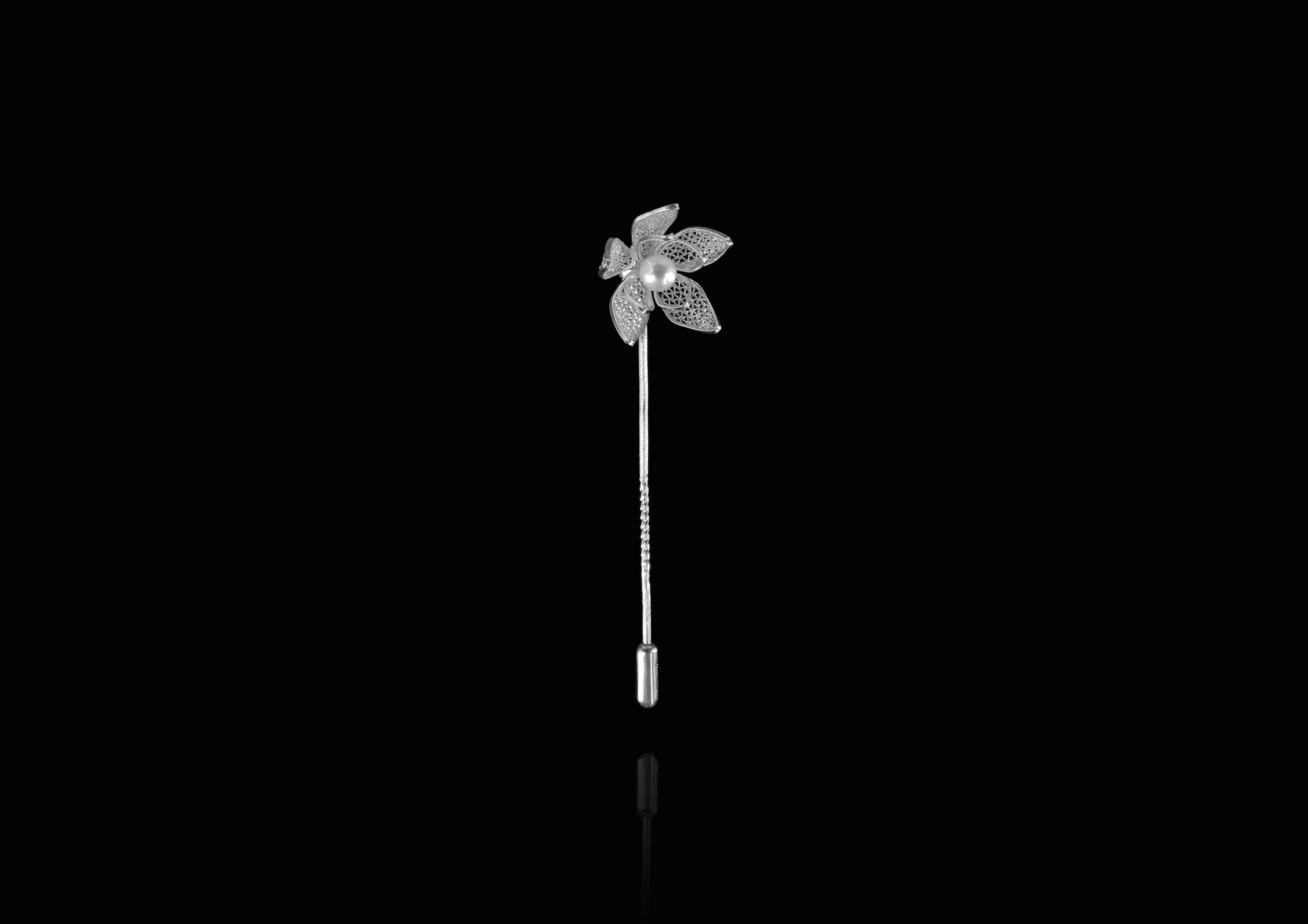 Jasminum Tie Pin