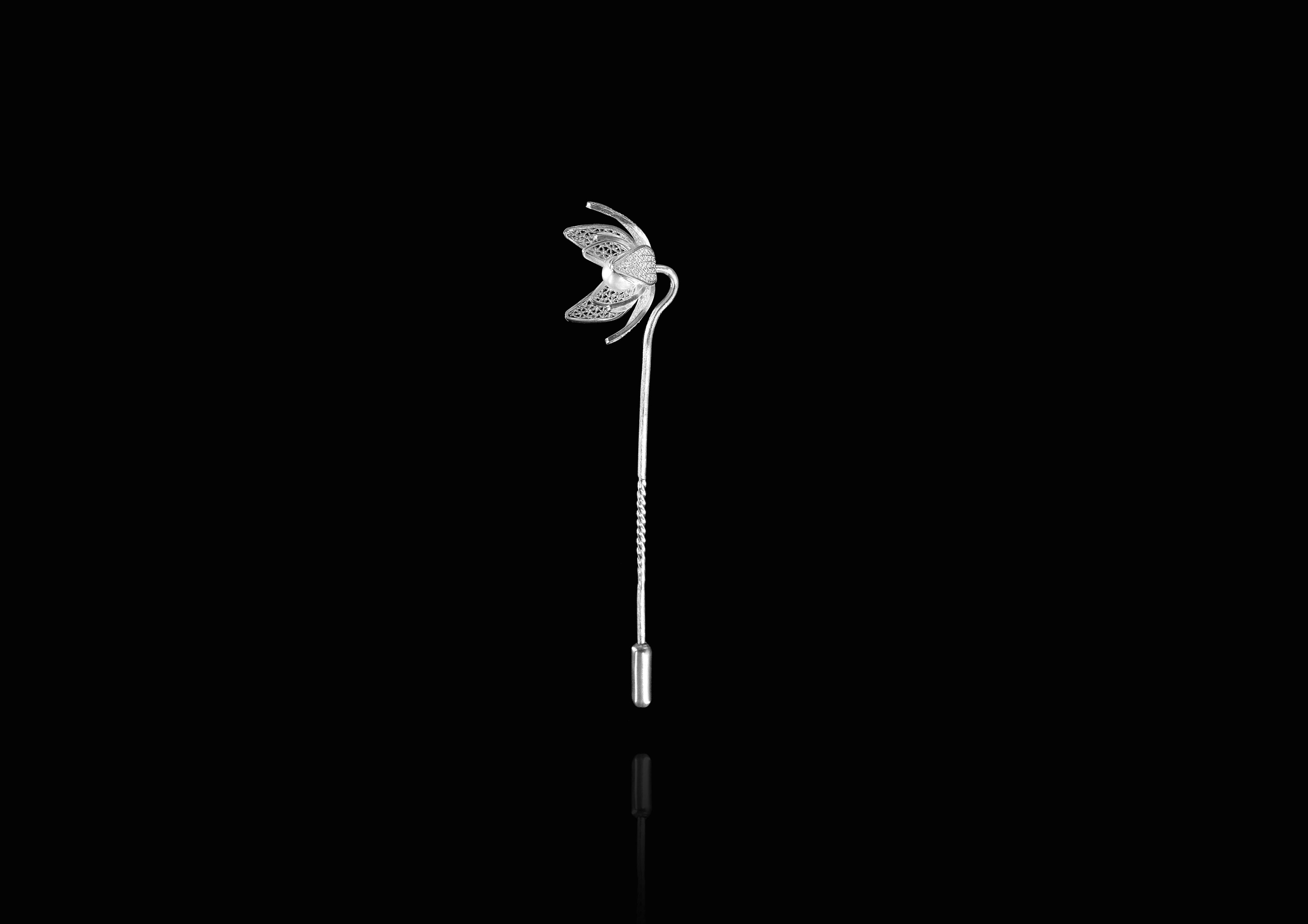 Jasminum Tie Pin