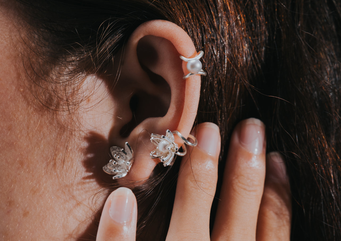 Jasminum Ear Cuff (Single)