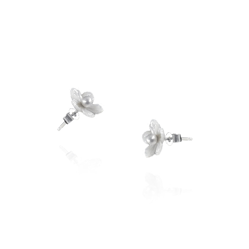 Melati Mother of Pearl Stud Earrings