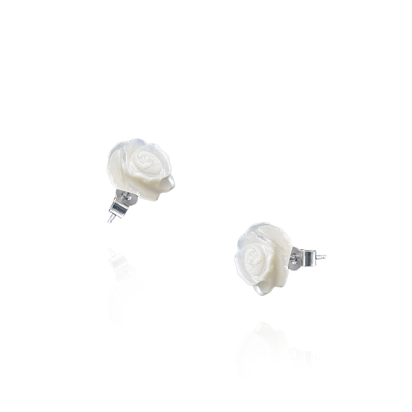 Mawar Mother of Pearl Studs Earrings