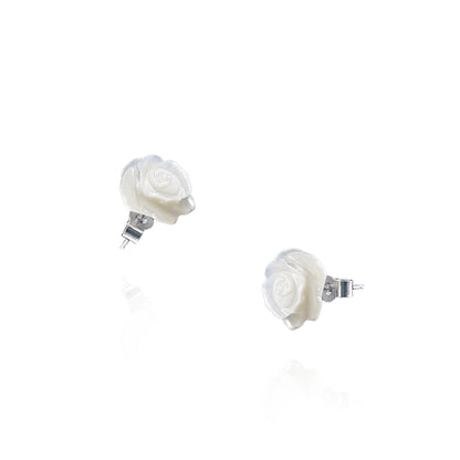 Mawar Mother of Pearl Studs Earrings
