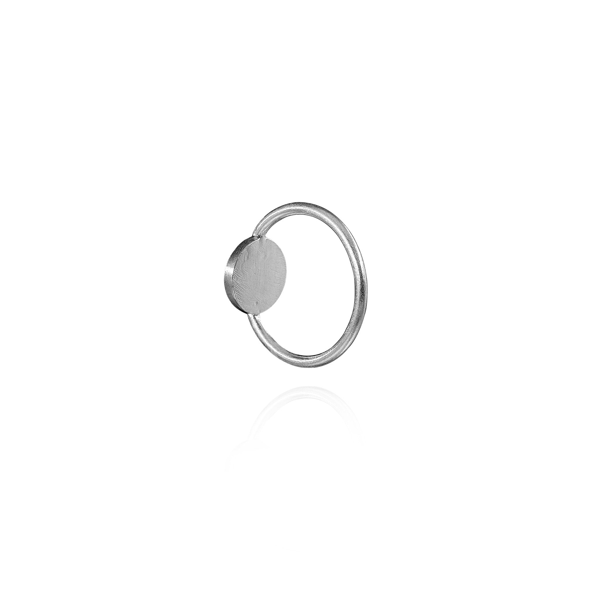 Sirius Reverse Signet Ring in Sterling Silver