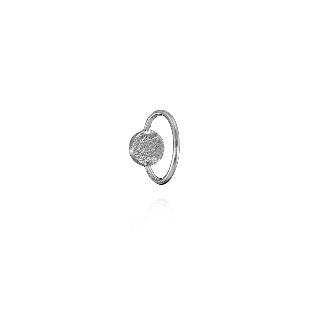 Sirius Asteriskos Reverse Signet Ring in Sterling Silver